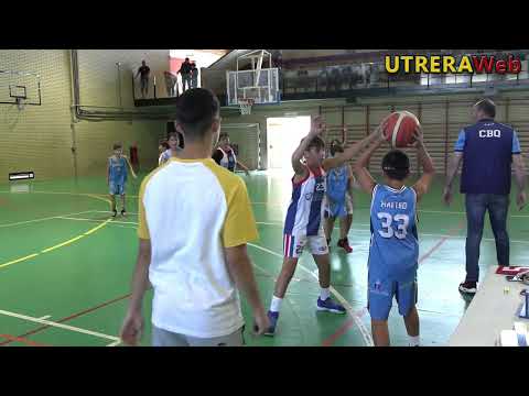 PARTIDO AMISTOSO DE BALONCESTO MINIBASKET CLUB BALONCESTO UTRERA 66 - C.B. QALAT 29