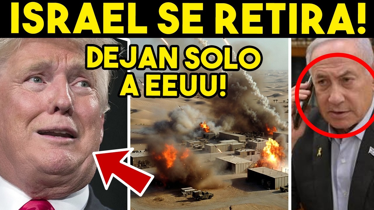 NO AGUANTO MAS! ISRAEL DEJA GUERR4 CON IRAN. TRUMP BAJO FUEGO, CRECEN BAJAS EN EJERCITO EEUU.