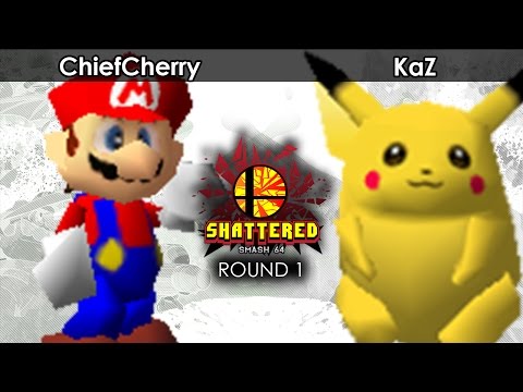 Smash 64: ChiefCherry (Mario) V FN | KaZ (Pikachu/Falcon) - Shattered 55 Tournament SSB64