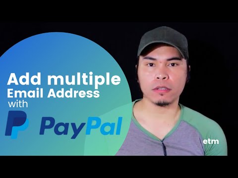 How to add email address in PayPal