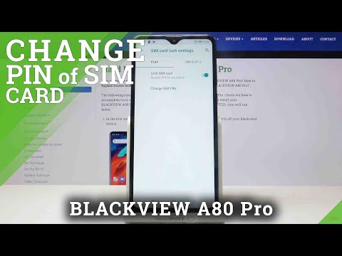 How to Change PIN Code in BLACKVIEW A80 Pro – SIM Protection