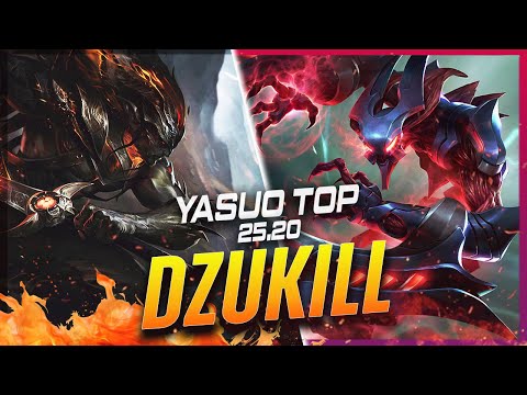 Dzukill - Yasuo vs Nocturne TOP Patch 25.20 - Yasuo Gameplay