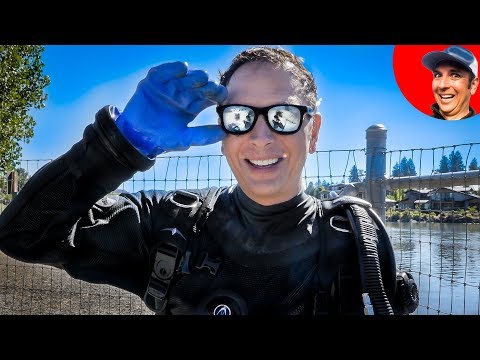Found Dutch Mafia Sunglasses Diving for River Treasure! Video