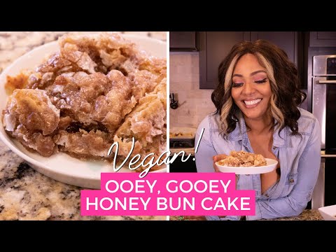 Vegan Honey Bun Cake Recipe| Vegan Holiday Dessert Ideas | Chef Joya