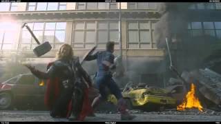 Avengers Blooper-Thor Dropping his Hammer
