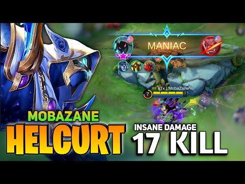MANIAC ! 17 Kill in 8 Minute, Helcurt Insane Burst Damage | By Mobazane - Mobile Legends