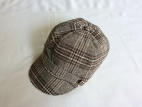 #DIY Newsboy Hat | Baker Boy Hat l Tutorial