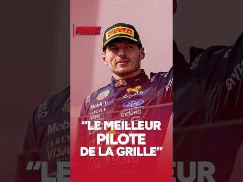 "Verstappen est le meilleur pilote de la grille !"