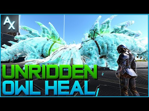 HEAL YOUR DINOS WITH AN UNRIDDEN SNOW OWL - Ark Quick Tip #2 #shorts