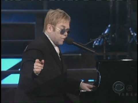Elton John tribute to Ray Charles - Bore To Lose LIVE!