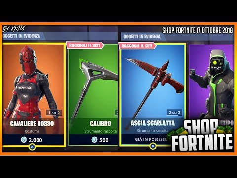Shop 17 Ottobre Fortnite Skin Cavaliere Rosso Archetipo E Hacivat - shop fortnite 17 10 2018 skin cavalliere rosso piccone set
