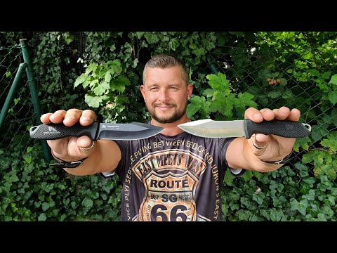 LOW BUDGET MESSER Wolfgangs W1 Outdoor Messer f. Bushcraft u. Survival für 29,90 Euro!