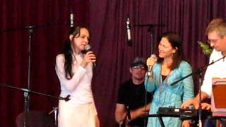 Sharon Gannon performing with Donna De Lory