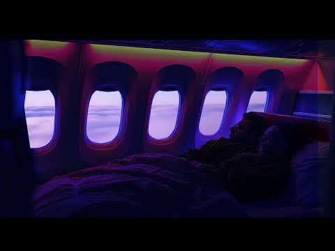 Luxury First Class Night Flight | Jet Plane Sounds for Sleeping | 24 hours soothing White Noise