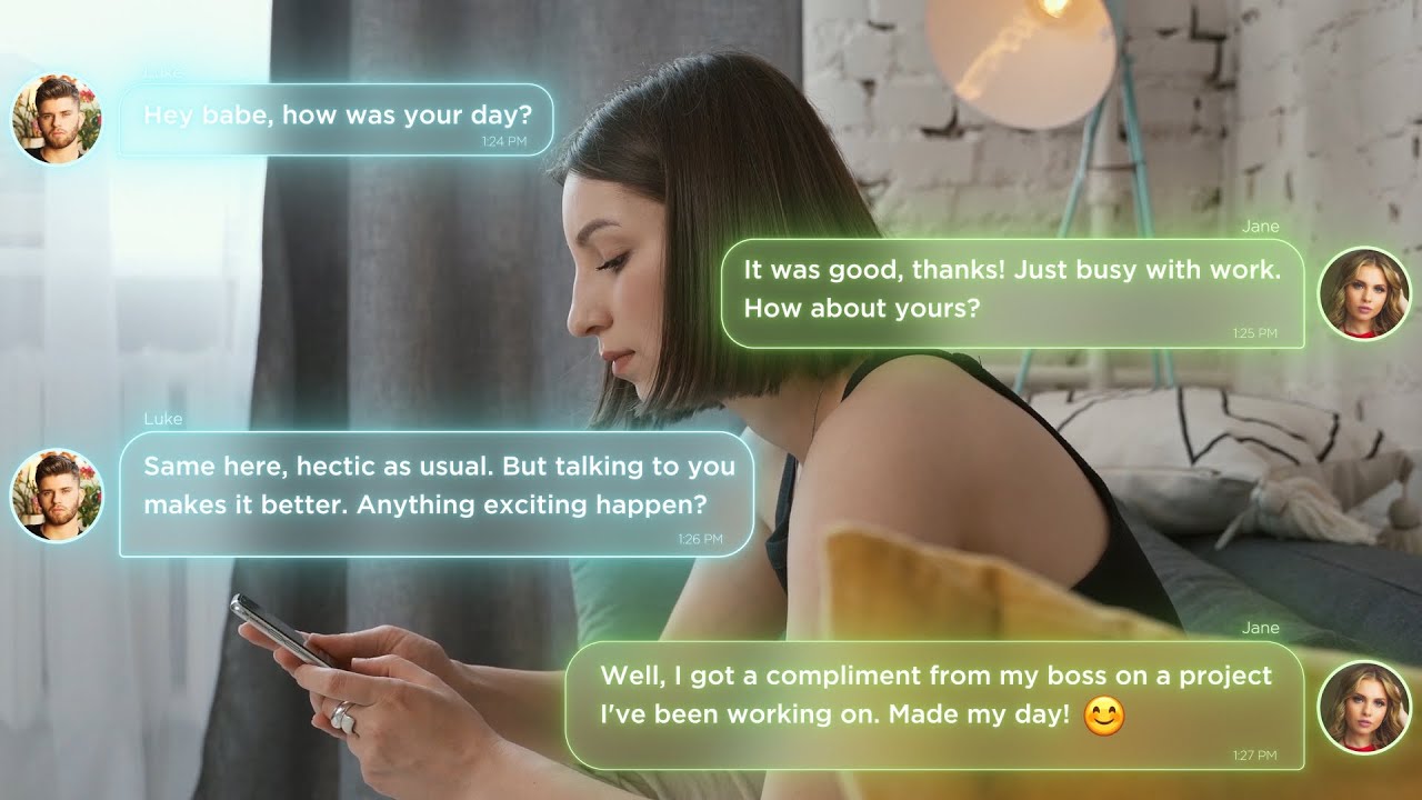 Modern Text Message Chat Bubbles Animation – Overlay