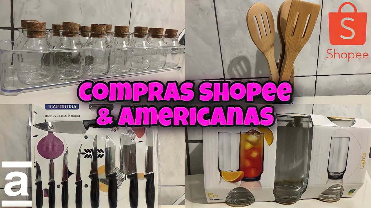 COMPRINHAS PARA O LAR PARTE l 😍 |  SHOPEE | AMERICANAS - VALORES DETALHADOS