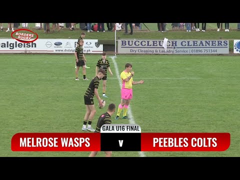 MAROON'D@GALA U16 7s FINAL - MELROSE WASPS v PEEBLES COLTS - 19.8.23