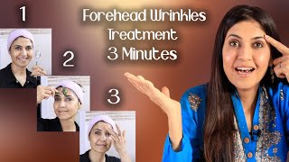 Forehead Wrinkles Treatment In 3 Minutes/Anti-Aging and Natural - Ghazal Siddique