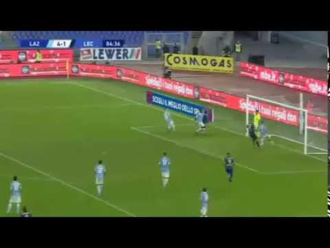 Lazio vs Lecce 4 - 2 La Mantia Gol