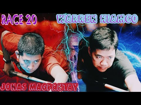 【Pool Live】Money Game 2019 -Jonas Magpantay Vs Warren Kiamco (9,10) - RACE 20