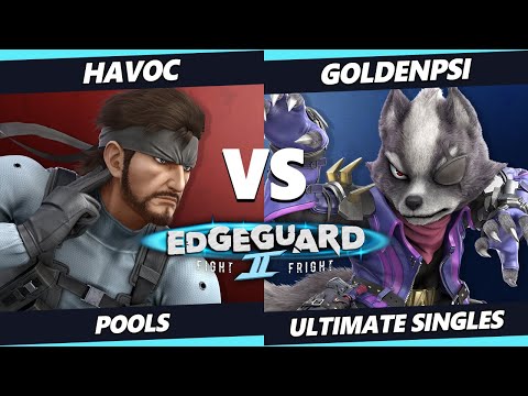 Edgeguard II - Havoc (Snake) Vs. GoldenPSI (Wolf) SSBU Ultimate Tournament