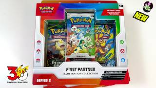 "NEW" Opening Pokemon 30th Anniversary First Partner Illustration Collection Series 2 Packs