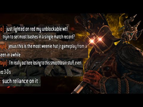 The Most Toxic Salty Manchild Kensei Player Ever | For Honor