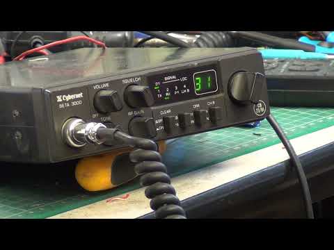 Cybernet Beta 3000  CB27/81 UK FM CB radio - On The Air test