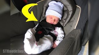 Bebé deja de respirar tras 2 horas de viaje en coche, ahora mamá advierte a otros de su gran error.