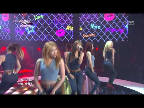 [HIT] 뮤직뱅크-헬로비너스(Hellovenus) - 끈적끈적(Sticky Sticky).20141107