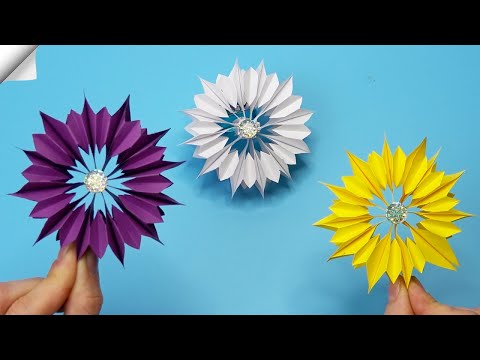 3d paper snowflakes Christmas paper crafts 2024