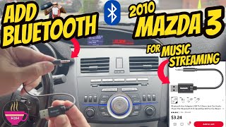 How to: 2010 Mazda 3 Add Bluetooth for Music Streaming (BL 2010-2013 Hatchback) #bluetooth #mazda3