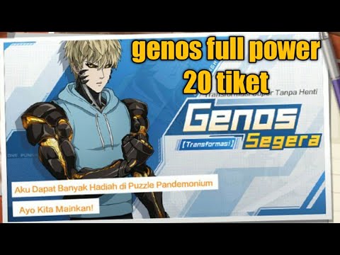 genos ssr full power 20 tiket one punch man the strongest