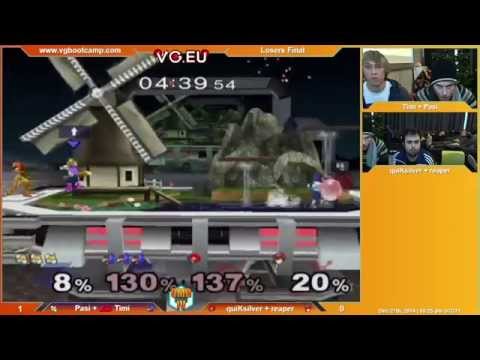 OMD#4 - Pasi + VDJ | Timi Vs. quiKsilver + reaper - Losers Final - Melee Doubles