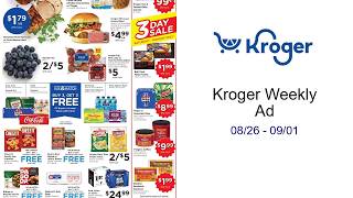 Kroger Weekly Ad 08/26 - 09/01