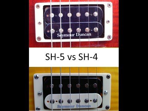 Seymour Duncan SH5 Custom vs SH4 JB