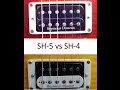 Seymour Duncan SH5 Custom vs SH4 JB