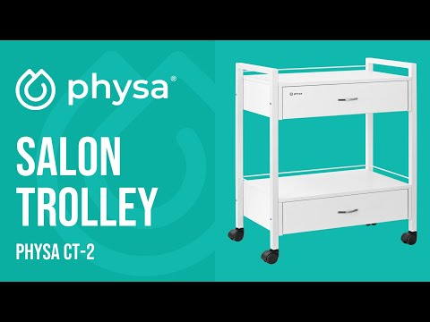 video - Salon Trolley - 2 drawers - 62.5 x 40 x 85.5 cm