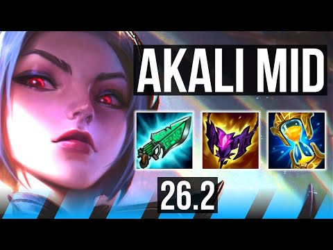 AKALI vs SYNDRA (MID) | Good KDA: 13/1/6 | EUW Master | 26.2
