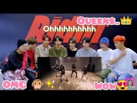 NCT 127 reaction to Blackpink Boombayah Dance Practice (FANMADE)