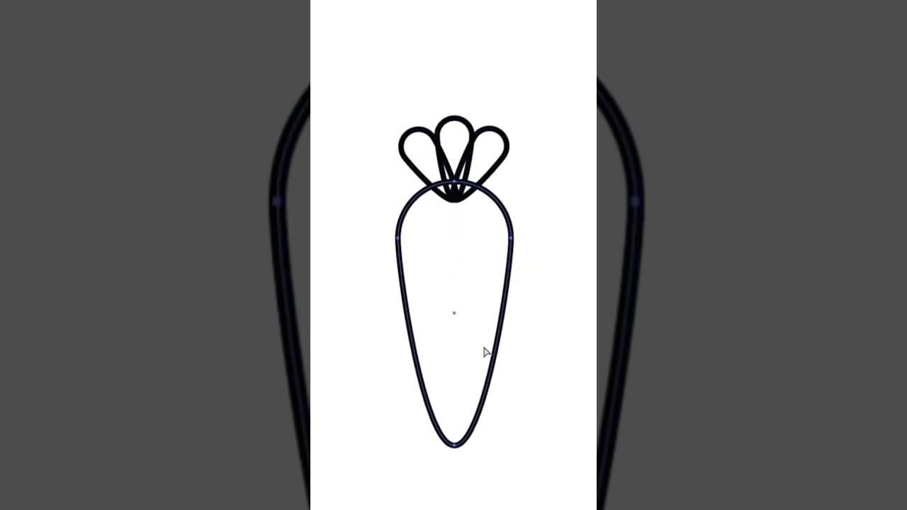 Vector design carrot 🥕