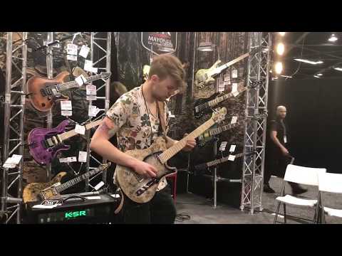 Jakub Zytecki Performs 'Letters' Live @ NAMM 2018 | Mayones Guitars & Basses Booth