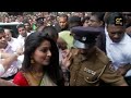 ACTRESS SNEHA VISITS SRI LANKA AARAA TV TEXTILE SHOWROOM OPENING