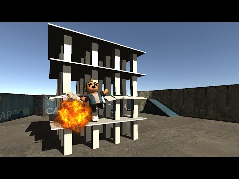 Destroy it all! Blood n' gore with Physics - Gameplay