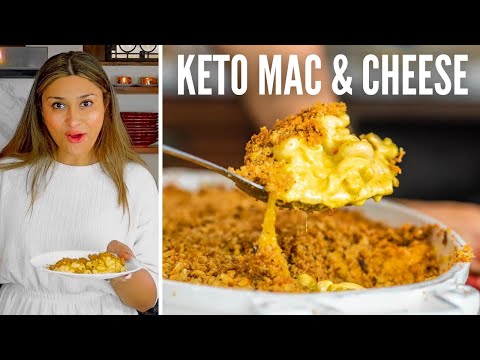 KETO MAC AND CHEESE 2 WAYS! How to Make Cauliflower Mac & Cheese + Low Carb Pasta Mac and Cheese!
