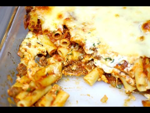 Baked Ziti with Ground Beef - In The Kitchen With...