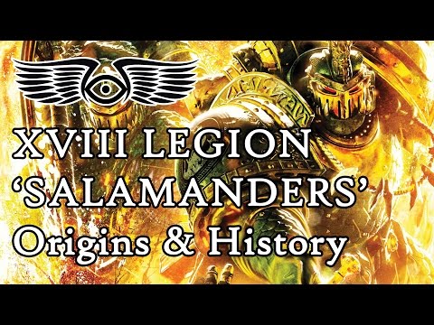 XVIII Legion 'Salamanders': Origins & History (Warhammer & Horus Heresy Lore)