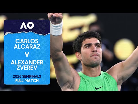 Carlos Alcaraz v Alexander Zverev Full Match | Australian Open 2026 Semifinal