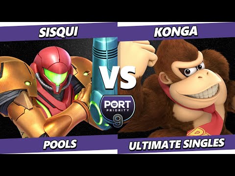 Port Priority 9 - Sisqui (Samus) Vs. Konga (Donkey Kong) Smash Ultimate - SSBU