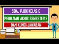 Soal Dan Kunci Jawaban Penjaskes Sd Kelas 6 2018 Semester 2